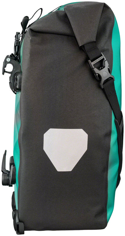 NEW Ortlieb Back-Roller Free Pannier - 40L, Pair, Lagoon/Black - Around the Cycle