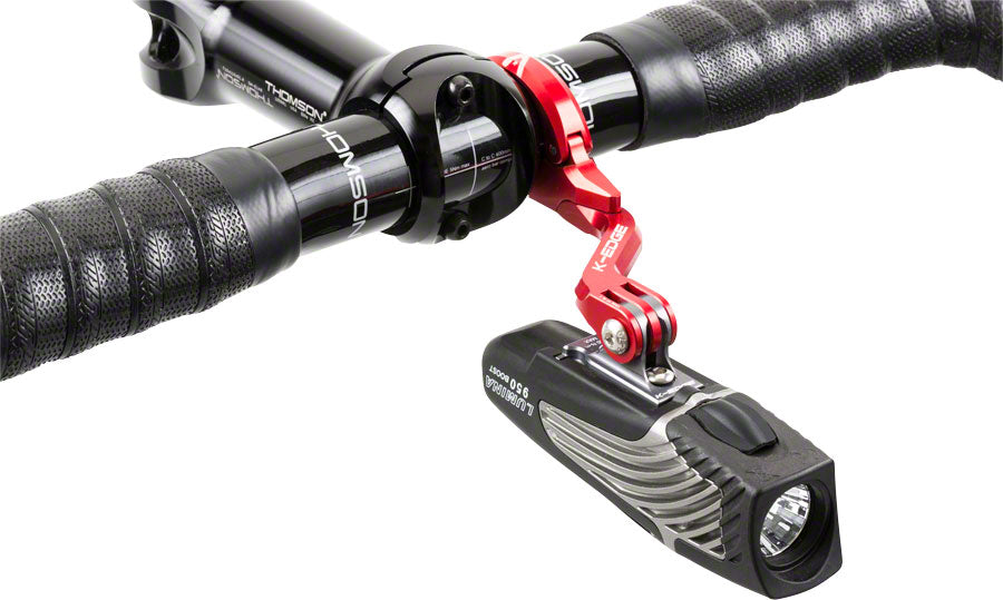 NEW K-EDGE Go Big Pro Universal Action Camera and Light On-Center Handlebar Mount 31.8mm: Black