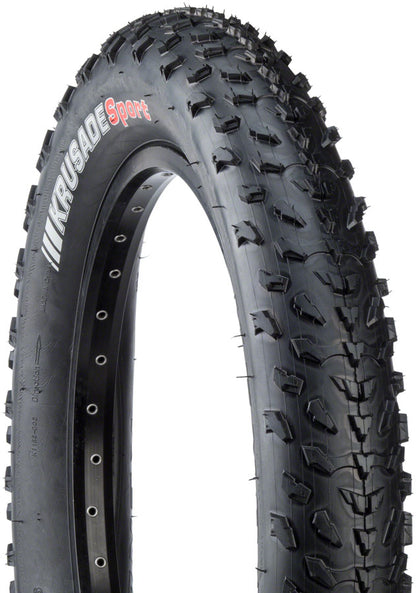 NEW Kenda Krusade Tire - 20"x 4.0, Clincher, Wire, Black, 60tpi