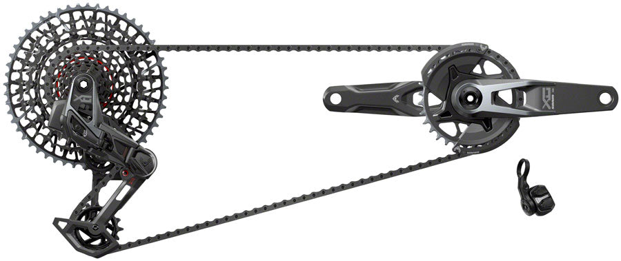 NEW SRAM X0 T-Type Eagle Transmission Groupset - 170mm Crank, 32t Chainring, AXS POD Controller, 10-52t Cassette, Rear Derailleur, Chain