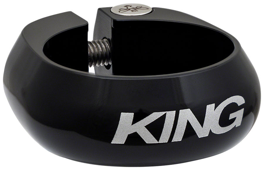 NEW Chris King Seatpost Clamp - 30.0mm, Bolt-On, Black - Around the Cycle