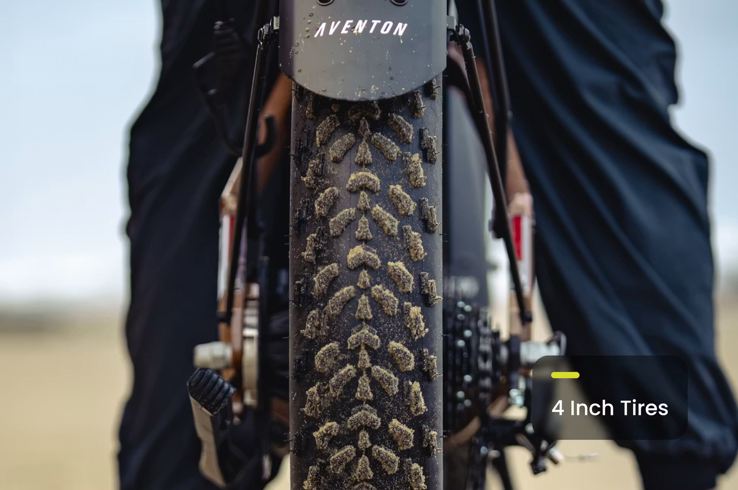 NEW Aventon Aventure 3 Step-Through Electric Fat Tire Bike — 750W, 28mph, 4" Tires