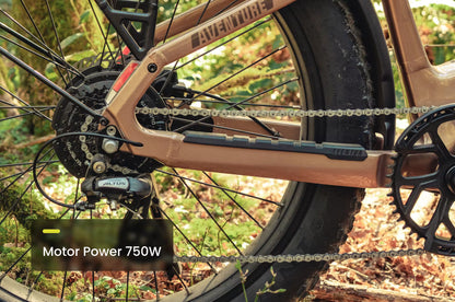 NEW Aventon Aventure 3 Step-Through Electric Fat Tire Bike — 750W, 28mph, 4" Tires
