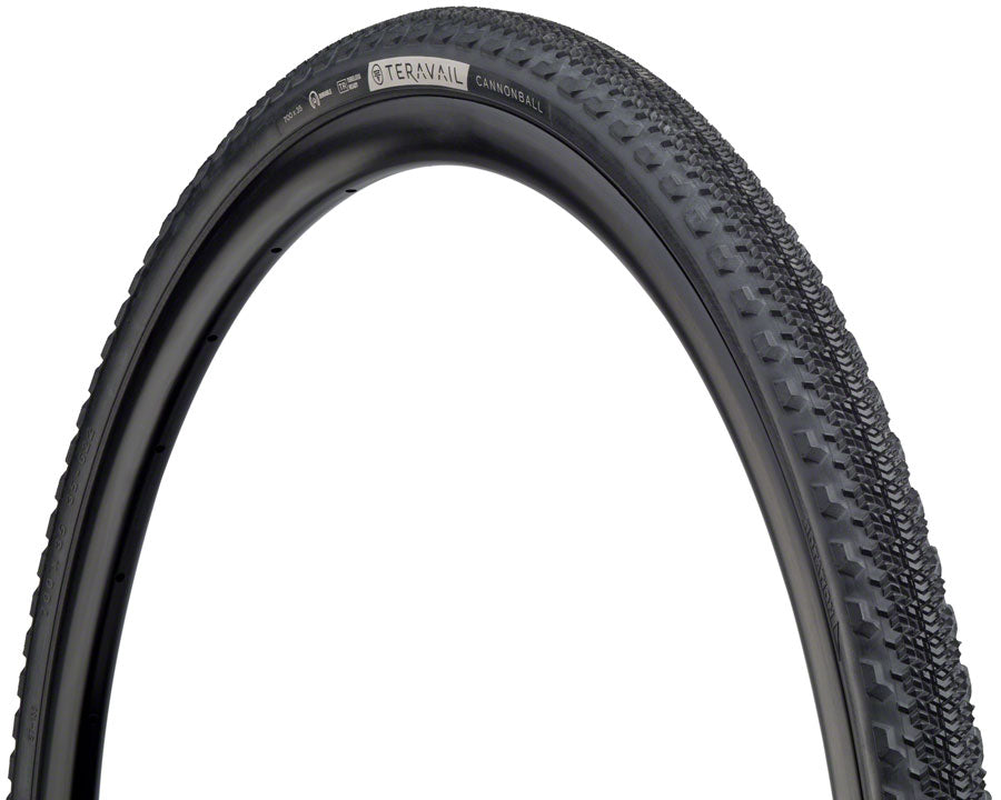 NEW Teravail Cannonball Tire - 700 x 35, Tubeless, Folding, Black, Light and Supple - Around the Cycle