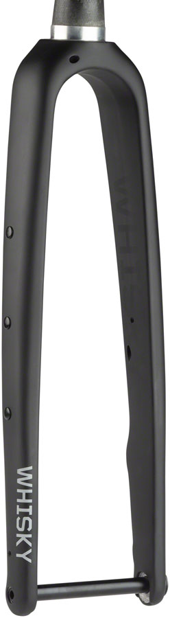 NEW WHISKY No.9 CXLR Fork - 12mm Thru-Axle, 1.5" Tapered Carbon Steerer, Flat Mount Disc, Matte Black