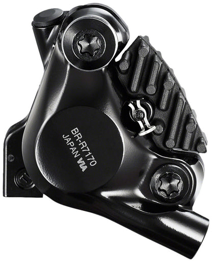 NEW Shimano 105 ST-R7170-R Di2 Shift/Brake Lever with BR-R7170 Hydraulic Disc Brake Caliper - Rear, 12-Speed, Flat Mount, Black - Around the Cycle