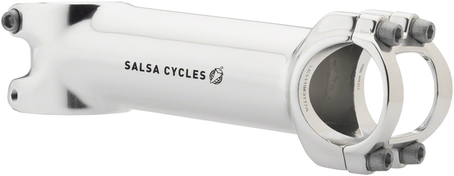 NEW Salsa Guide Stem - 110mm, 31.8 clamp, +/-6, 1 1/8", Aluminum, Silver - Around the Cycle