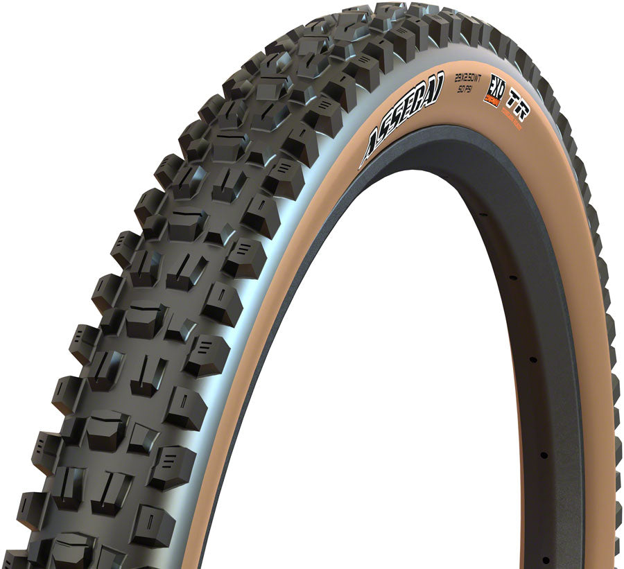 NEW Maxxis Assegai Tire - 29 x 2.6, Tubeless, Folding, Black/Tan, EXO - Around the Cycle