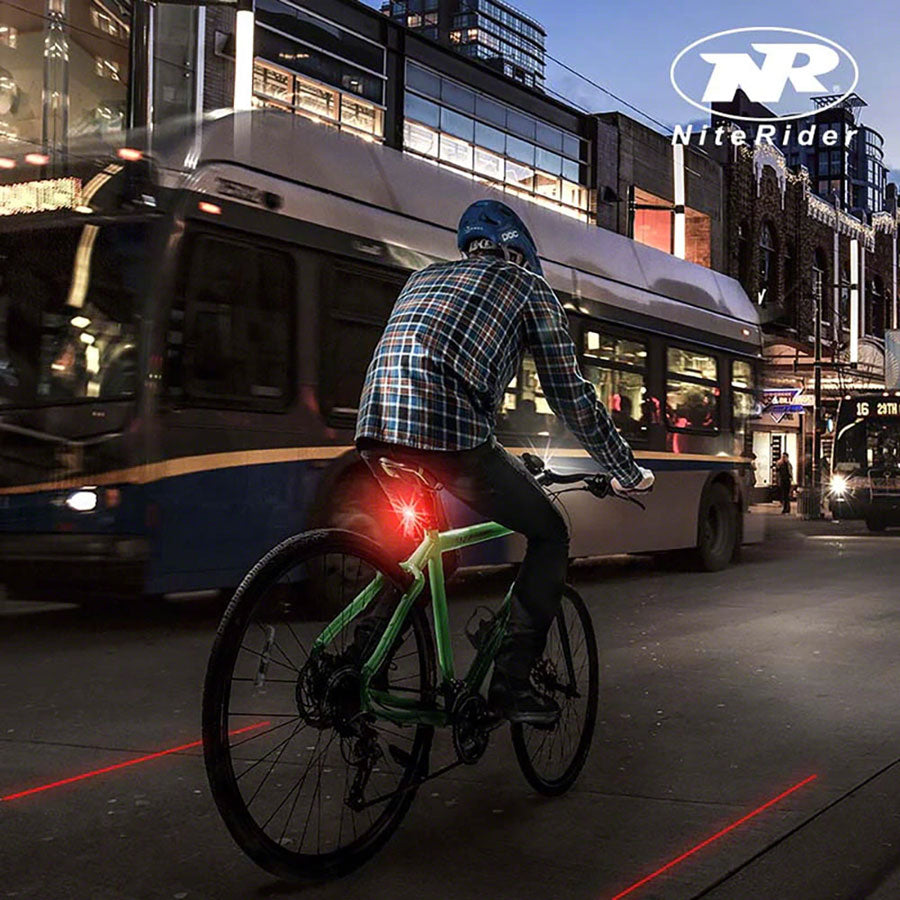 NEW NiteRider Sentinel 250 Taillight - Lazer Lane Lights, 250 lumens, Black - Around the Cycle