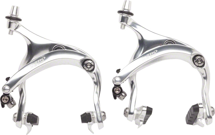 NEW Tektro R559 Long Reach Road Calipers 55-73mm Nutted Mounting Bolts, Silver - Around the Cycle