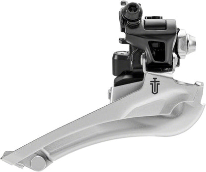 NEW microSHIFT Sword Black Front Derailleur - 9-Speed, Double, 46-52t Max Ring, Braze-On