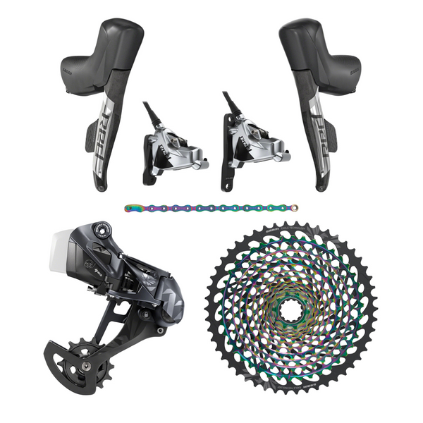 SRAM Red Etap 2x11s セット SRAM(スラム)｜RED eTAP 2x11s リムブレーキ 3点 グループセット
