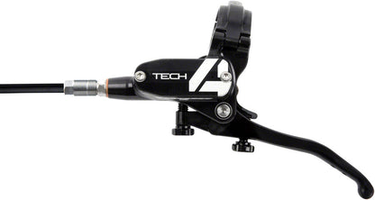 NEW Hope Tech 4 V4 Disc Brake and Lever Set - Rear, Hydraulic, Post Mount, Black - Around the Cycle