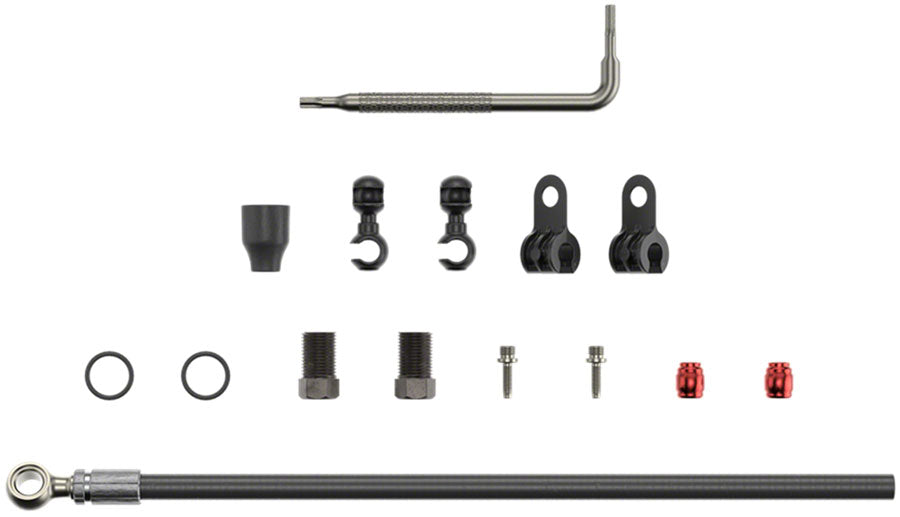 NEW SRAM Disc Brake Hose Kit - Silver Banjo, 2000mm - Around the Cycle