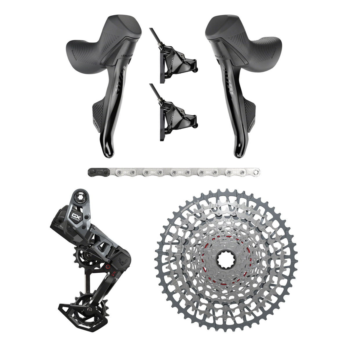 NEW SRAM Rival Eagle T-Type AXS Transmission Mullet Groupset Kit, UDH ONLY