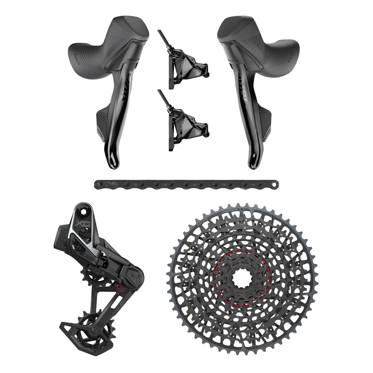 NEW SRAM Rival Eagle T-Type AXS Transmission Mullet Groupset Kit, UDH ONLY