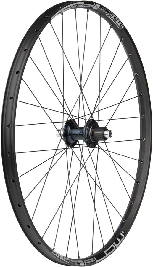 NEW Quality Wheels Shimano SLX / Stan's Flow S1 Rear Wheel - 29", 12 x 148mm, Center-Lock, Micro Spline, Black - Around the Cycle