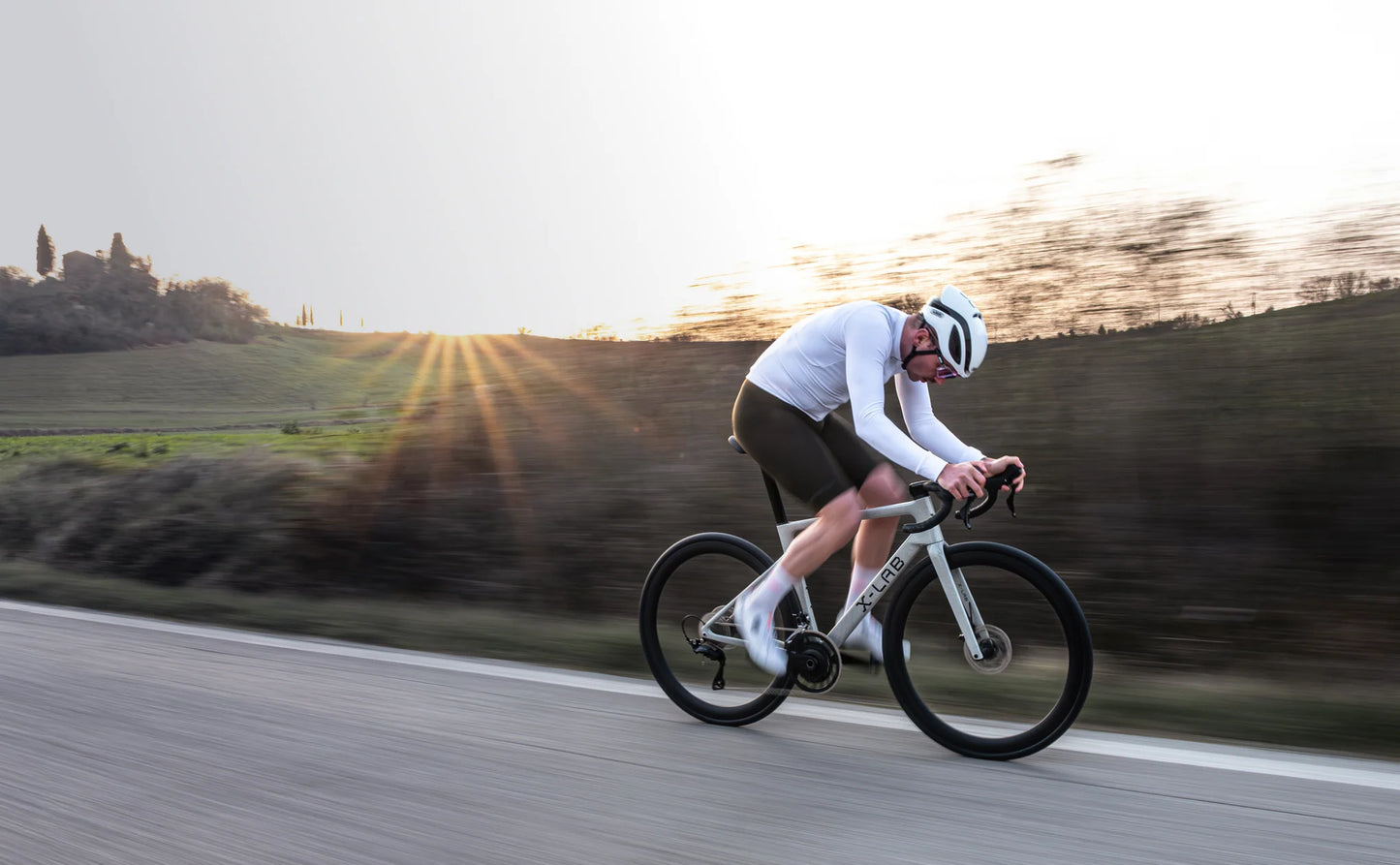 NEW X-LAB RS7 Carbon Endurance Road Bike - Shimano 105 R7100 2x12 Speed, Carbon Wheels