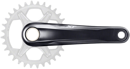 NEW Shimano Deore XT FC-M8100-1 Crankset - 170mm, 12-Speed, 1x, Direct Mount, Hollowtech II Spindle Interface, Black - Around the Cycle
