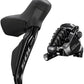 NEW Shimano 105 ST-R7170-R Di2 Shift/Brake Lever with BR-R7170 Hydraulic Disc Brake Caliper - Rear, 12-Speed, Flat Mount, Black