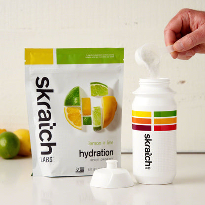 NEW Skratch Labs Sport Hydration Drink Mix: Lemons and Limes, 20-Serving Resealable Pouch - Around the Cycle