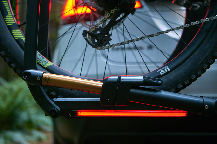 NEW Kuat Piston Pro X Hitch Bike Rack - 2-Bike, 2" Receiver, LED Lights with 4-Pin Plug, Kashima Coat, Galaxy Gray