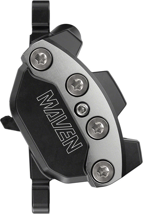 NEW SRAM Maven Ultimate Stealth Disc Brake and Lever - Rear, Post Mount, 4-Piston, Carbon Lever, Titanium Hardware, Black/Silver, A1