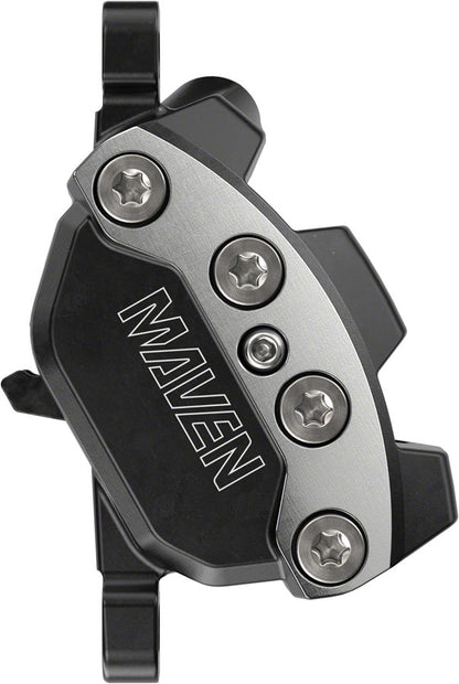 NEW SRAM Maven Ultimate Stealth Disc Brake and Lever - Rear, Post Mount, 4-Piston, Carbon Lever, Titanium Hardware, Black/Silver, A1 - Around the Cycle