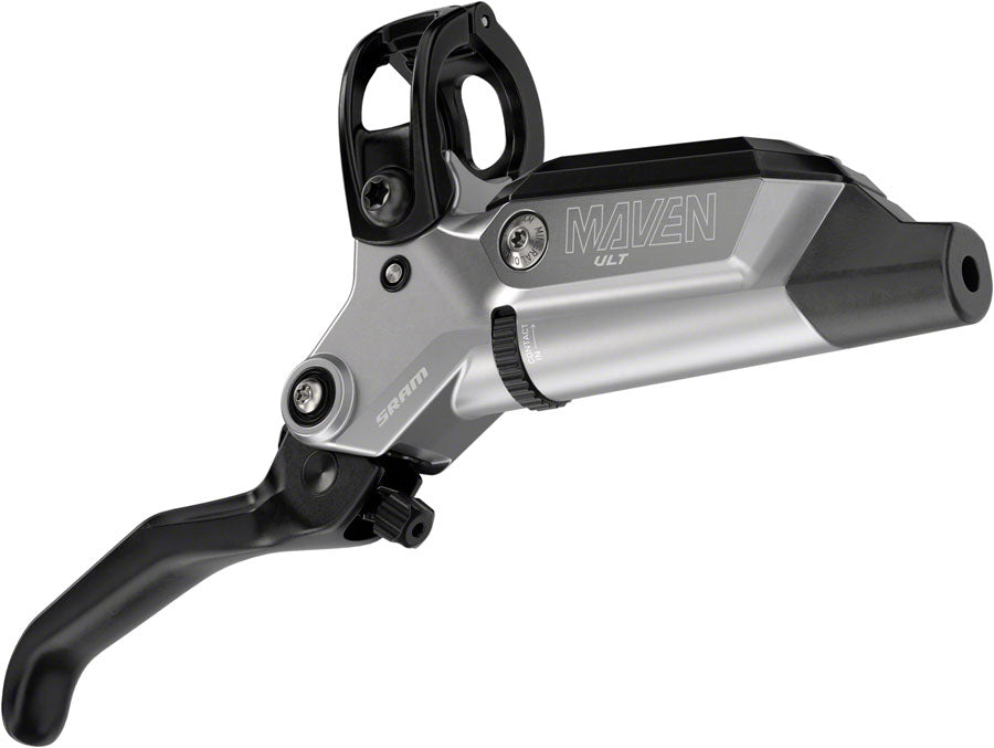 NEW SRAM Maven Ultimate Stealth Disc Brake and Lever - Rear, Post Mount, 4-Piston, Carbon Lever, Titanium Hardware, Black/Silver, A1