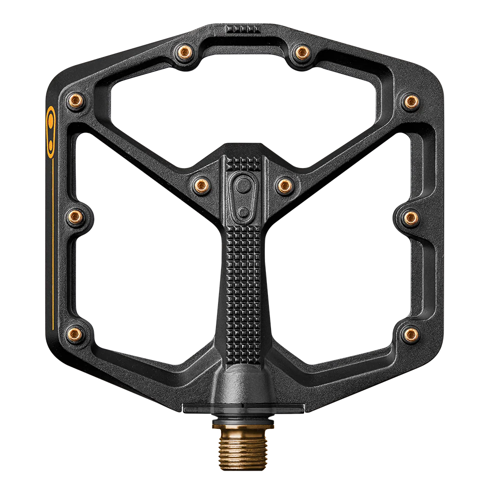crankbrothers pedale stamp 11 NEW Crank Brothers Large Platform Pedals, Black and Gold B-Soul Fahrradtasche Für Gepäckträger Bicycle Type:Gravel Bike Größe:100x150mm The Crank Brothers Stamp