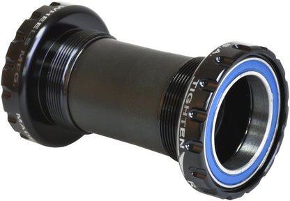 NEW Wheels Manufacturing BSA English Threaded Bottom Bracket - DUB Spindle, ABEC-3 Bearing, Black