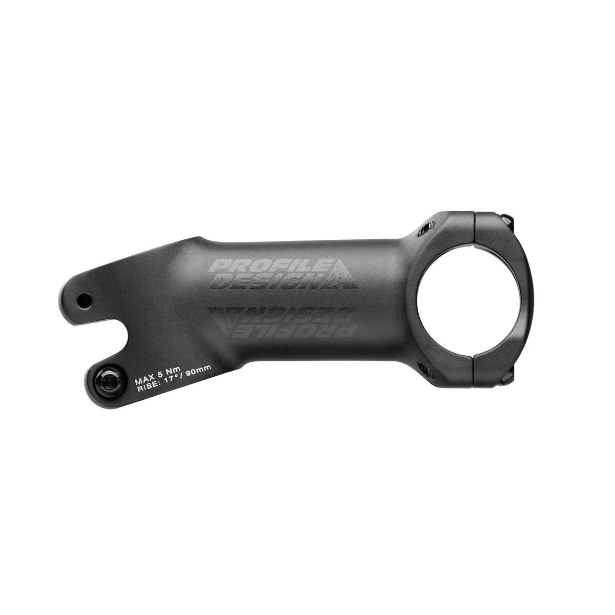NEW Profile Design 1/Seventeen Stem - 90 mm 31.8 Clamp +/-17 1 1/8 Alloy Black