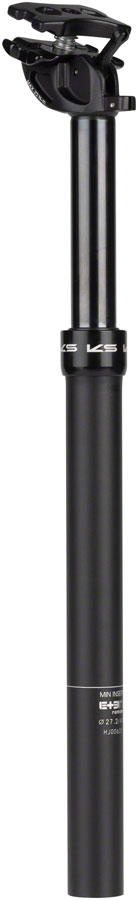 NEW KS eTEN-R Dropper Seatpost - 27.2mm, 100mm, Black - Around the Cycle