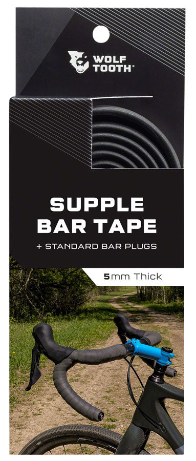 NEW Wolf Tooth Components Supple Bar Tape - Black - Around the Cycle