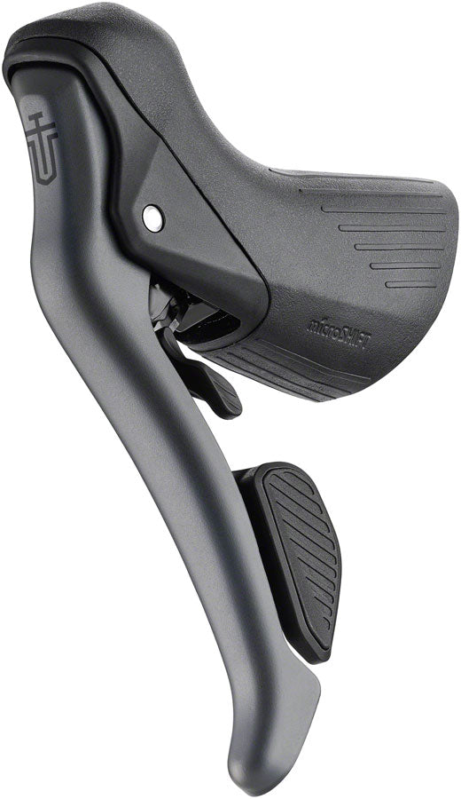 NEW microSHIFT Sword Drop Bar Shifter/Brake Lever Set - 2x, 10-Speed, Sword Compatible, Gray, Version B - Around the Cycle