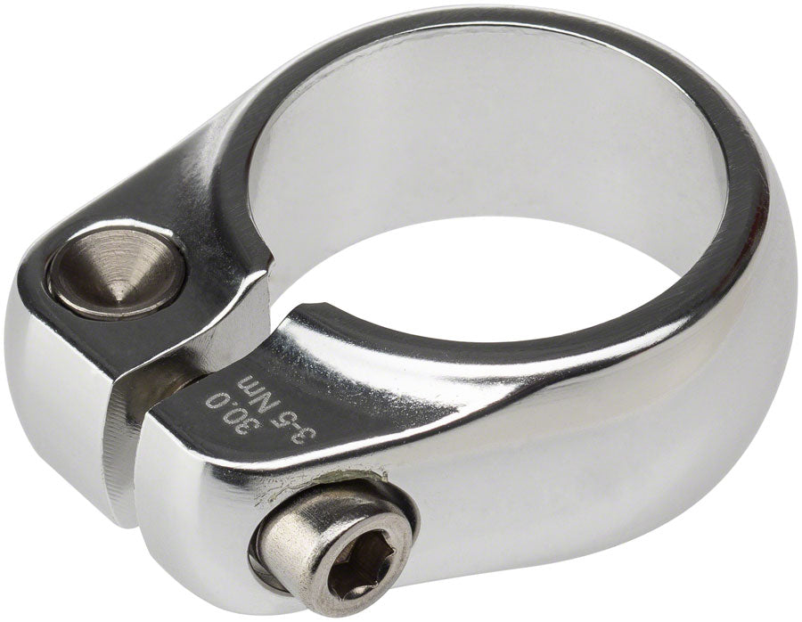 NEW Salsa Lip-Lock Seatpost Clamp - 30.0mm, Bolt-On, Silver - Around the Cycle