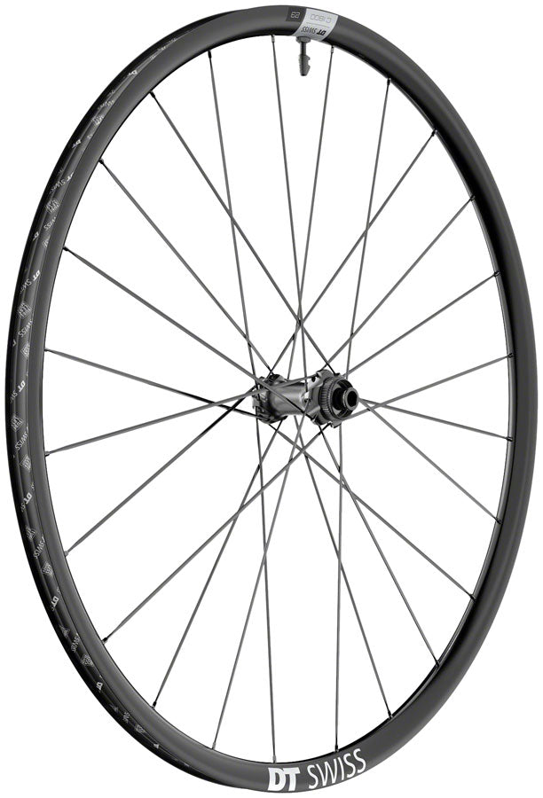 NEW DT Swiss C 1800 Spline 23 Front Wheel - 700, 12 x 100mm, Center-Lock, Black - Around the Cycle