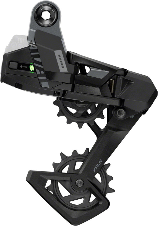 NEW SRAM Rival XPLR AXS Rear Derailleur - For Rival XPLR 1x, 13-Speed, 46t Max, UDH Hangerless, (Battery Not Included), Black/Silver, E1 - Around the Cycle