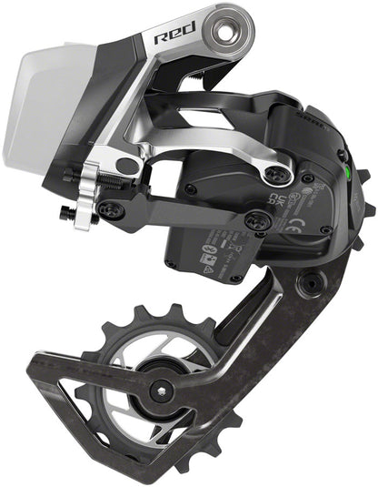 NEW SRAM RED AXS Rear Derailleur - 12-Speed, Medium Cage, 36t Max, (Battery Not Included), Black, E1 - Around the Cycle