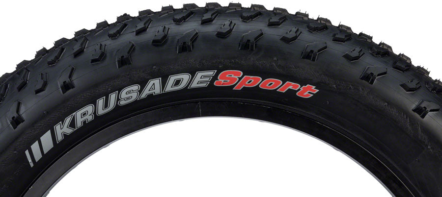 NEW Kenda Krusade Tire - 20"x 4.0, Clincher, Wire, Black, 60tpi