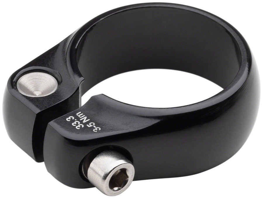 NEW Salsa Lip-Lock Seatpost Clamp - 33.3mm, Bolt-On, Black - Around the Cycle