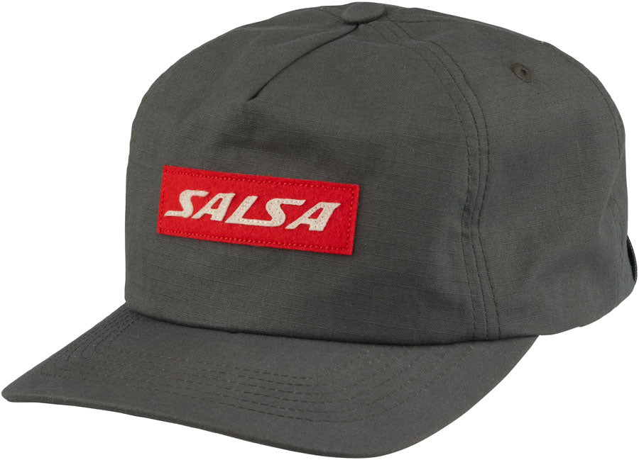 NEW Salsa Logo Hat - Dark Grey, One Size - Around the Cycle