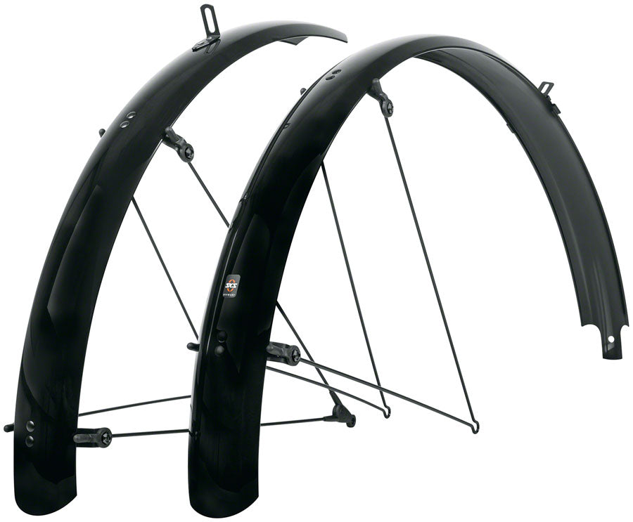 NEW SKS B60 Bluemels Full Coverage Fender Set - 60mm, 26 x 1.6-2.1", Black