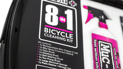NEW Muc-Off 8-in-1 Cleaning Kit: Tub with 8 Pieces - Around the Cycle