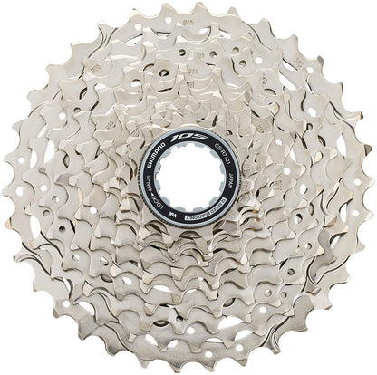 NEW Shimano 105 CS-R7101-12 Cassette - 12-Speed, 11-34t, HG L2, Silver