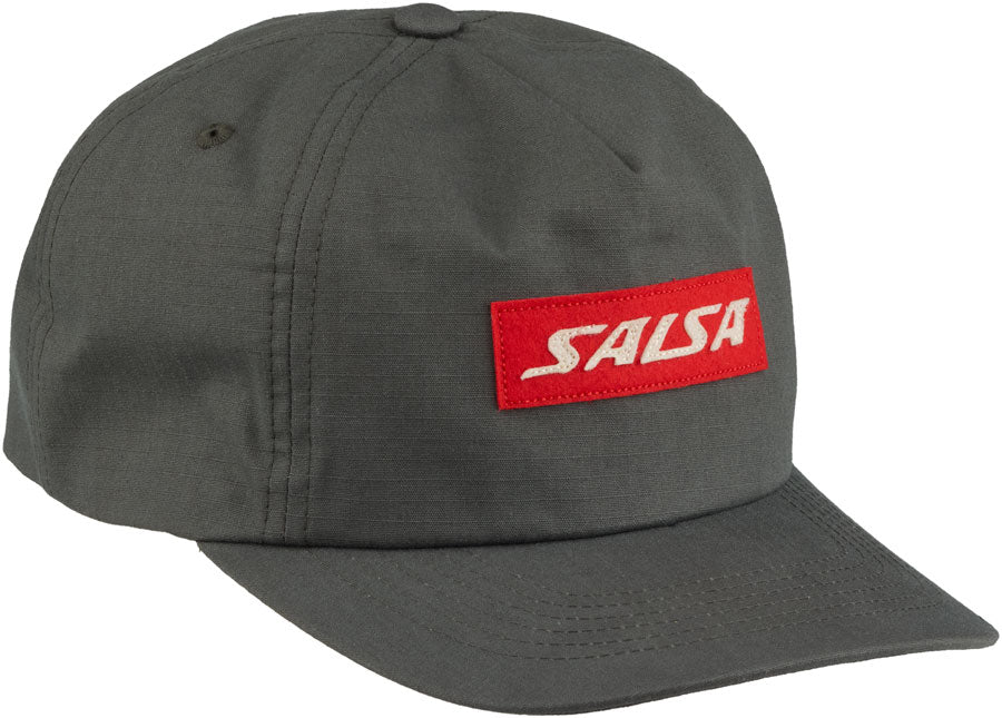 NEW Salsa Logo Hat - Dark Grey, One Size - Around the Cycle
