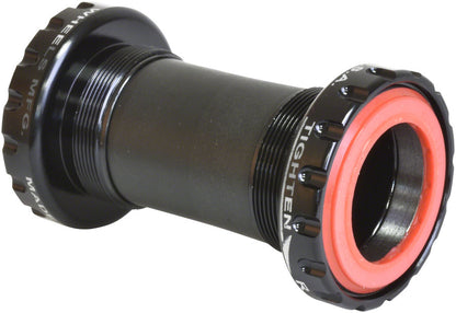 NEW Wheels Manufacturing BSA English Threaded Bottom Bracket - DUB Spindle, ABEC-3 Bearing, Black