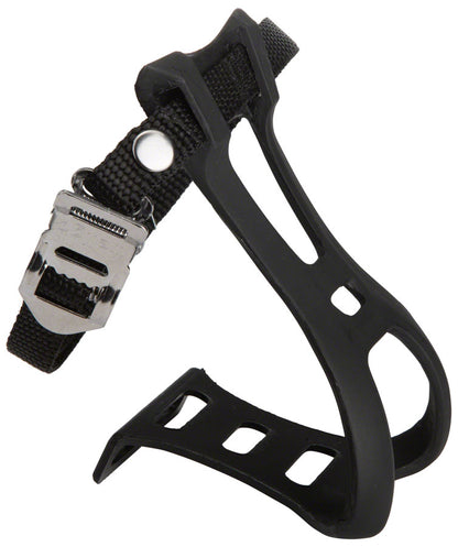 NEW Dimension Toe Clip and Strap Set MD Black