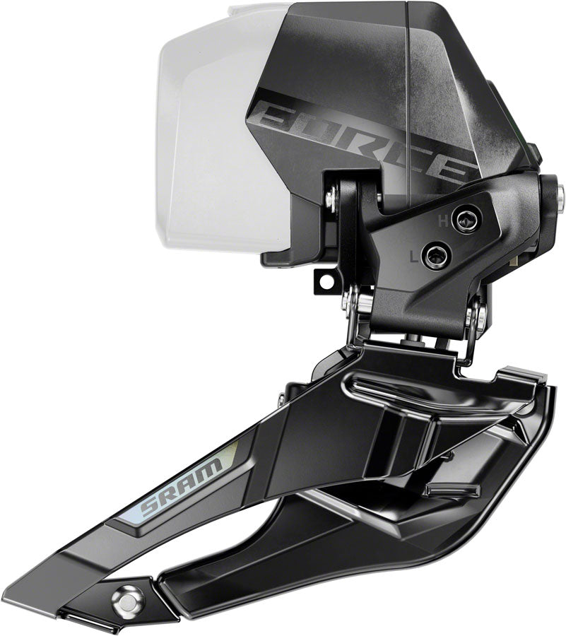 NEW SRAM Force AXS Front Derailleur - 2x12-Speed, Braze-on, (Battery Not Included), Black, E1 - Around the Cycle