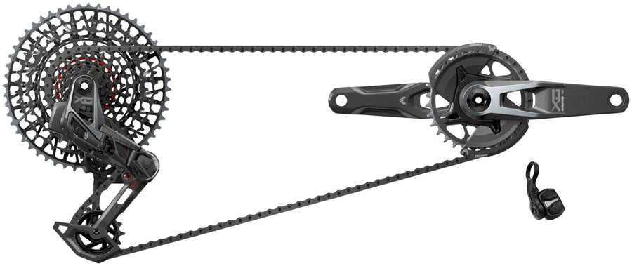 NEW SRAM X0 T-Type Eagle Transmission Groupset - 175mm Crank, 32t Chainring, AXS POD Controller, 10-52t Cassette, Rear Derailleur, Chain